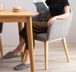 Heim Studio Fuji Kursi Makan Abu-abu - Image 2