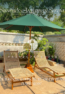 Sunbeds Lounger Anyaman sintetis - Lanawooden.id