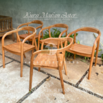 Kursi makan aster minimalis modern - Lanawooden.id