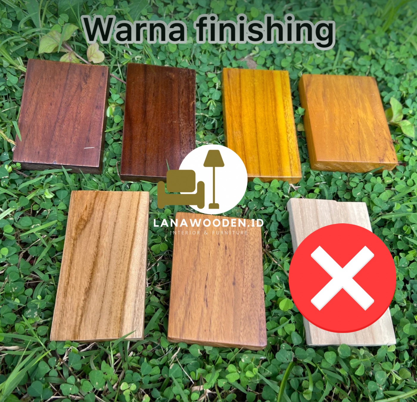 Pilihan warna finishing kayu jati