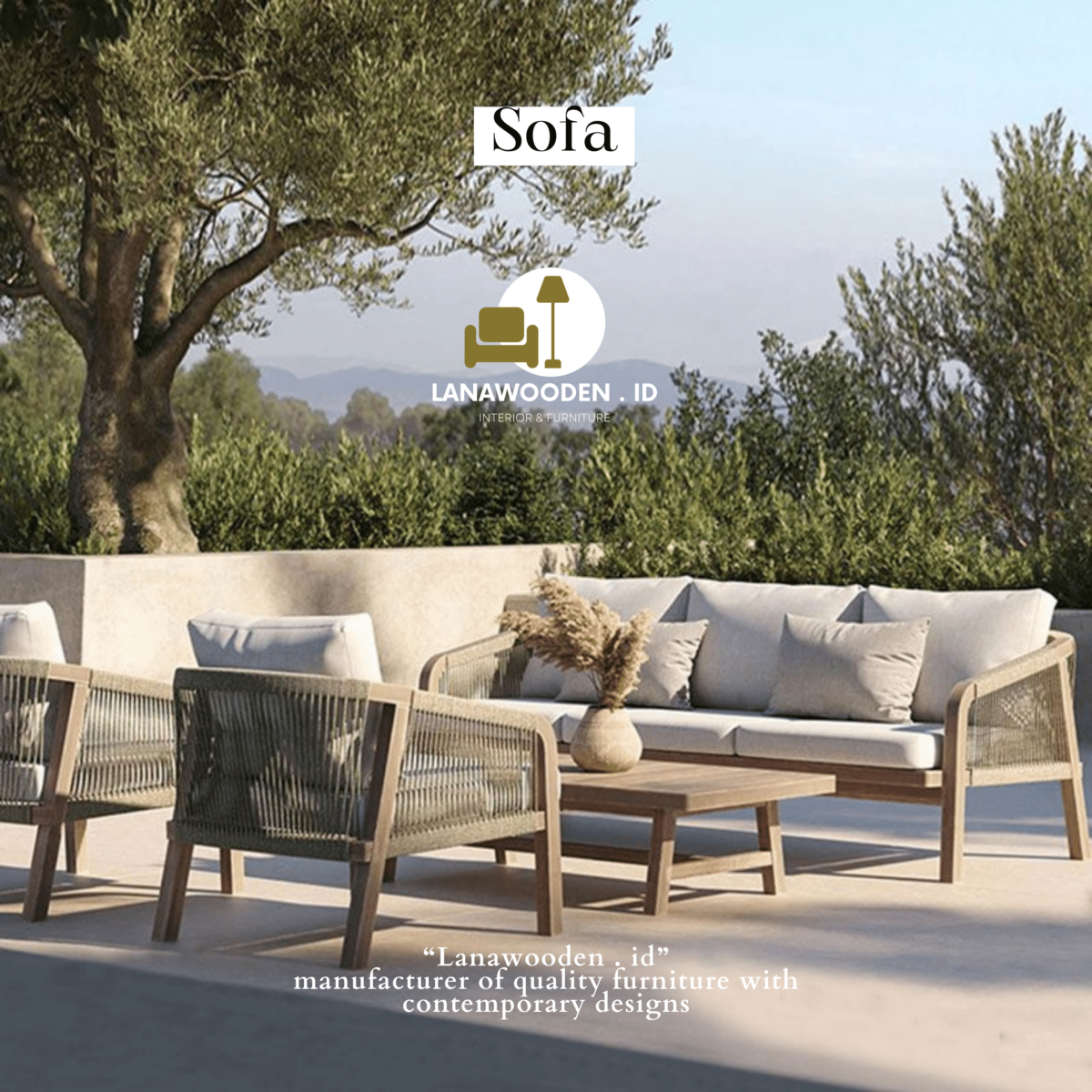 Dengan konsep furniture taman minimalis masa kini . Sangat cocok untuk hunian, villa, hotel, cafe, resort, resto, atau tempat usaha anda lainnya. Kursi menggunakan kayu jati solid . Finishing kursi warna kayu jati natural. Duduknya terasa nyaman dengan material berkualitas serta mudah dibersihkan. Dengan kontruksi , perawatan , service , pada pengerjaan furniture yang selama ini kami pertahankan dan kami jaga , oleh karena itu kami menghasilkan "furniture berkualitas jangka panjang".