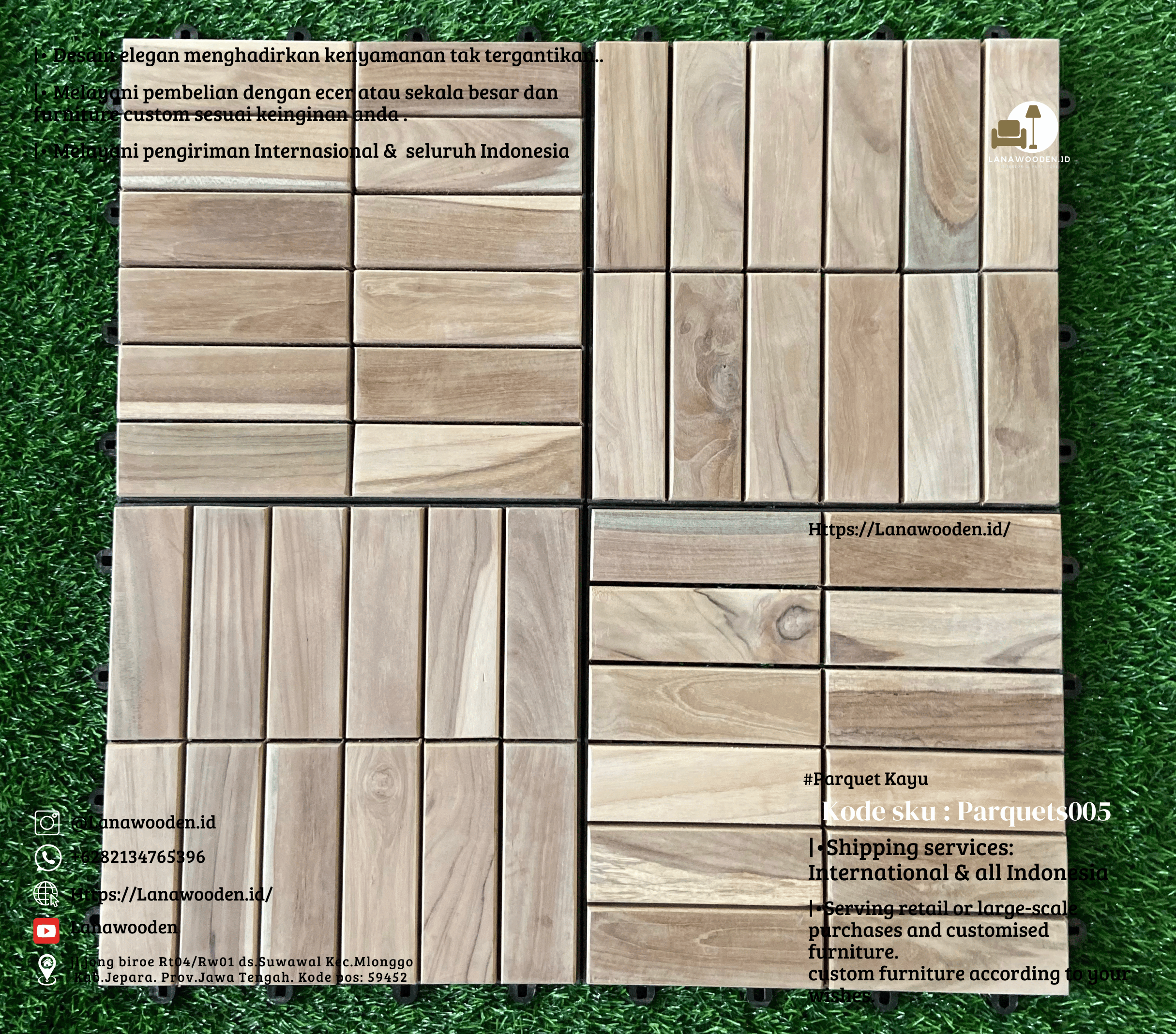 Parket Houten Vloer Jati. Kayu jati vloeren. Vloeren van teakhout premium. Massief houten parketvloeren. Parketvloeren mewah.. Parket Houten Jati Duurzaam. Pengungkit parket houten jati. Pengungkit kayu jati houten vloeren. Levancier dekorasi houten jati. Agen houten vloeren jati. Agen houten vloeren jati di de buurt. Verdeler van teakhouten vloeren. Verdeler van originele jati houten vloeren. Pabrikan jati houten vloeren. Fabrikant van kwaliteitsvloeren van teakhout. Eksportir jati houten vloeren.