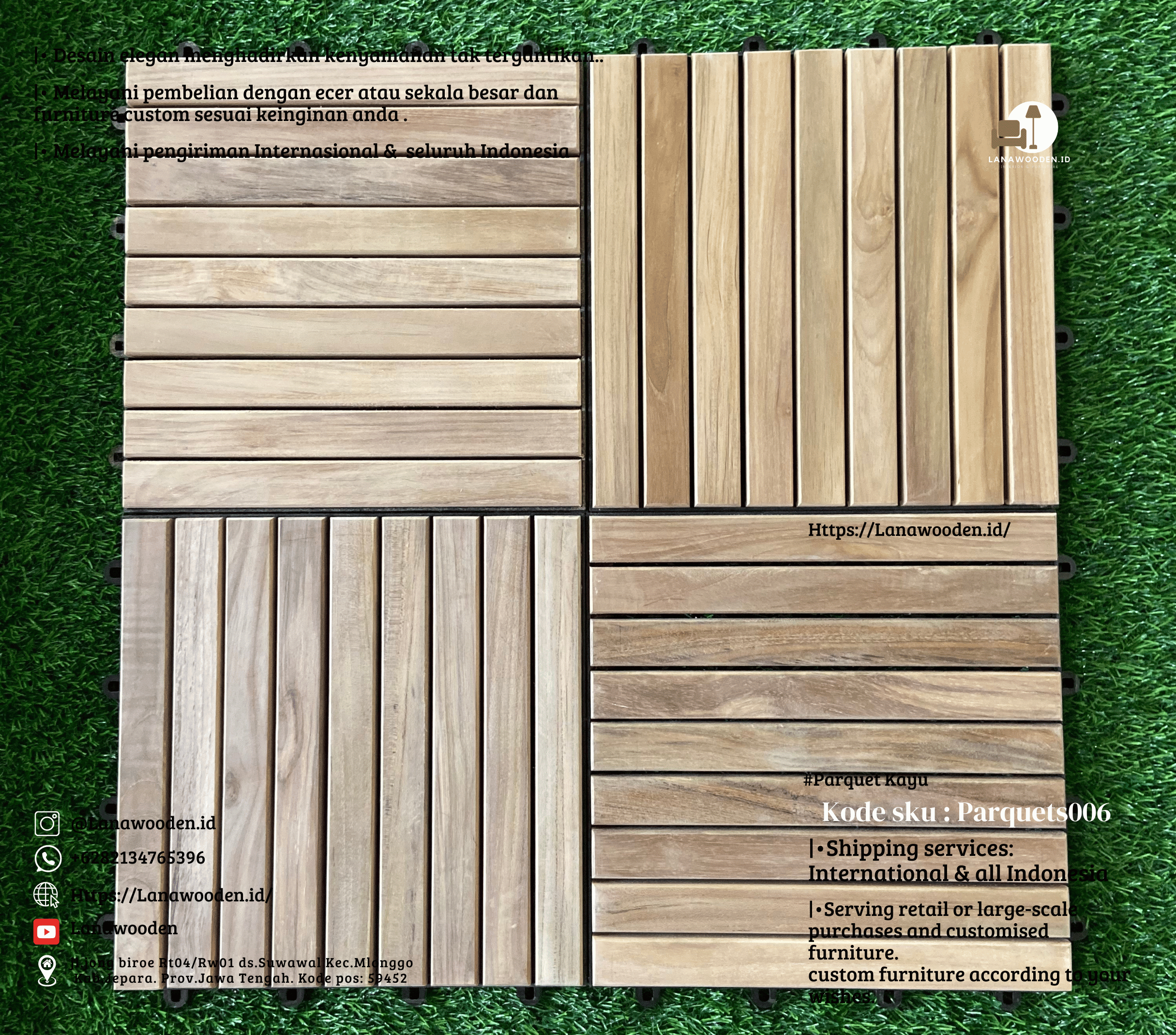 Parketgulv dan kayu jati. Celah dari kayu jati. kayu jati premium. Parketgulve dari jalan besar. Luksusgulve and hardt tro.. Holdbar teaktræsparket . Leverandør dari taman dan kayu jati. Leverandør dari kayu jati. Leverandør dari kayu jati. Agen teaktræsgulve. Agen untuk jati di dekatnya. Distribusi dari cabang jati. Distribusi dari kayu jati asli. Produk dari kayu jati. Menghasilkan kualitas kayu jati. Ekspor kayu jati dengan kualitas tinggi.