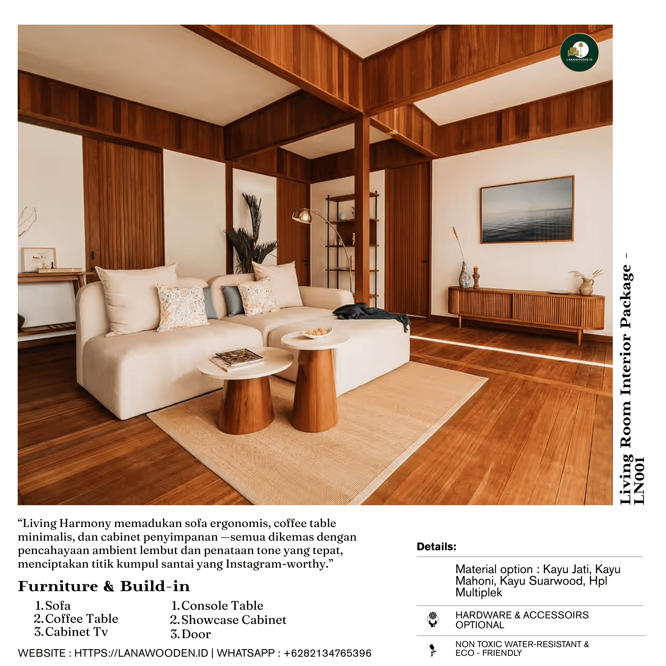 Paket Furniture Rumah Minimalis – Solusi Interior Lengkap & Custom dari Lanawooden.id Paket Furniture Rumah Minimalis – Solusi Interior Lengkap & Custom dari Lanawooden.id