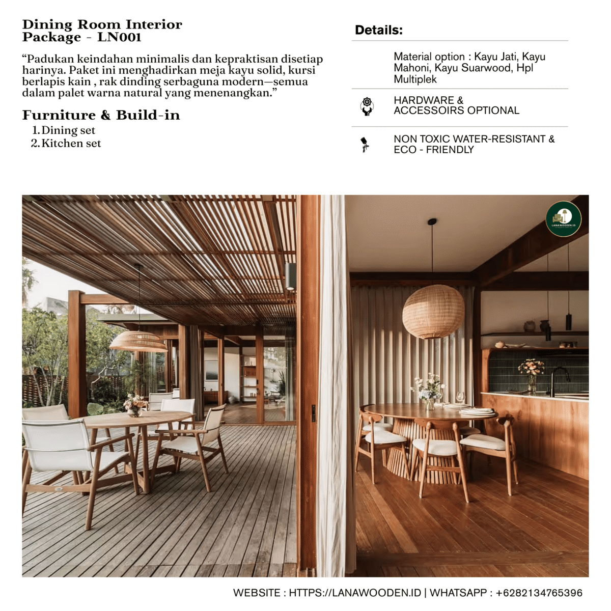 Paket Furniture Rumah Minimalis – Solusi Interior Lengkap & Custom dari Lanawooden.id - Image 8